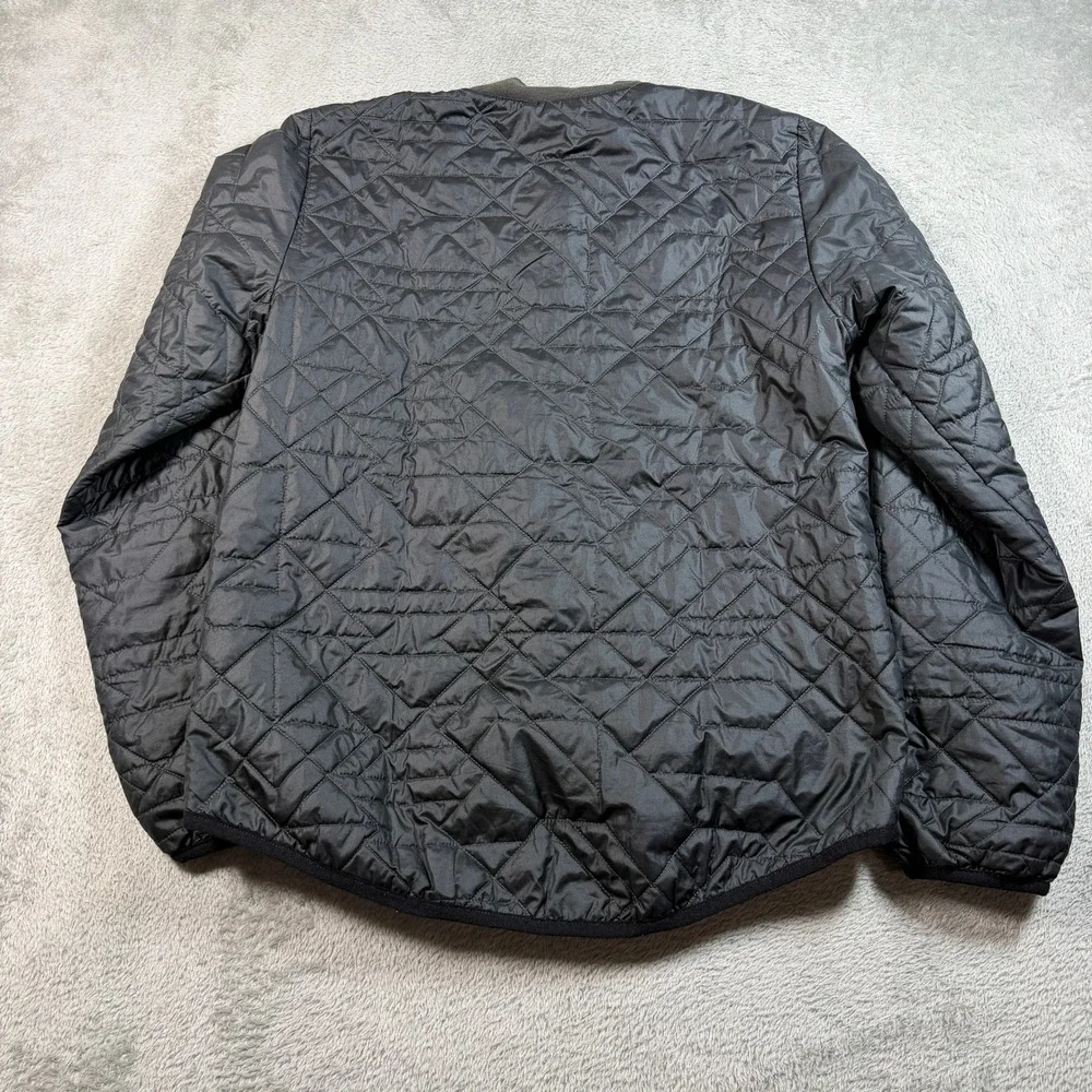 Nike Sportswear Quilted Jacket Women Small Black Primaloft Full Zip 854747